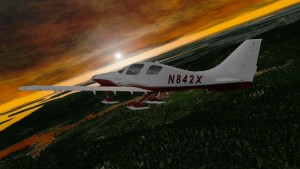 lancair-sunset